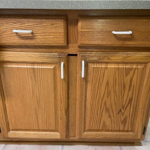 Photo of kitchen cabinets