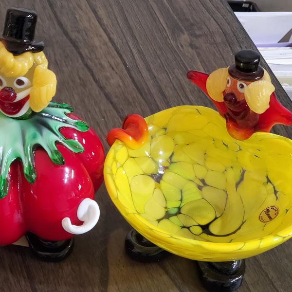 Photo of Vintage Murano Italian Glass Blown clown collection(13)
