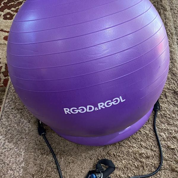 Photo of Yoga Ball w/resistance bands
