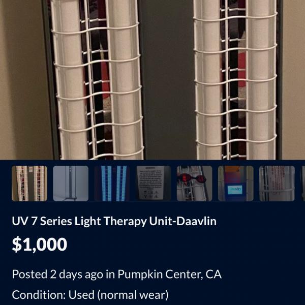 Photo of UV Photo Therapy Unit - Mfg Daavlin