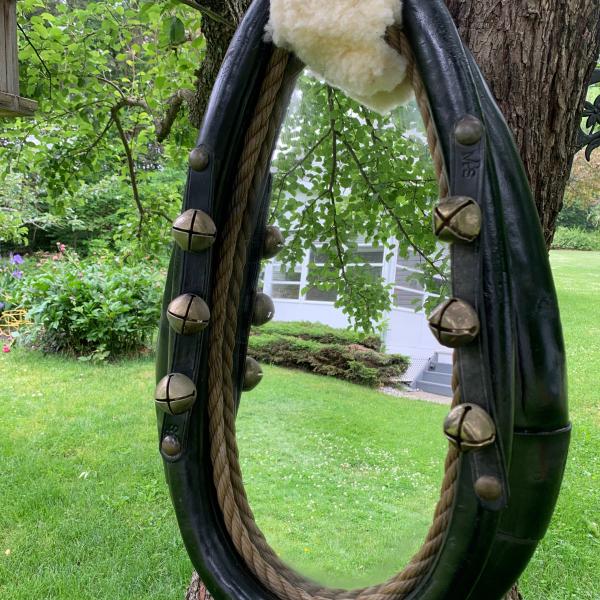 Photo of Antique Horse collar mirror! 973-600-3177