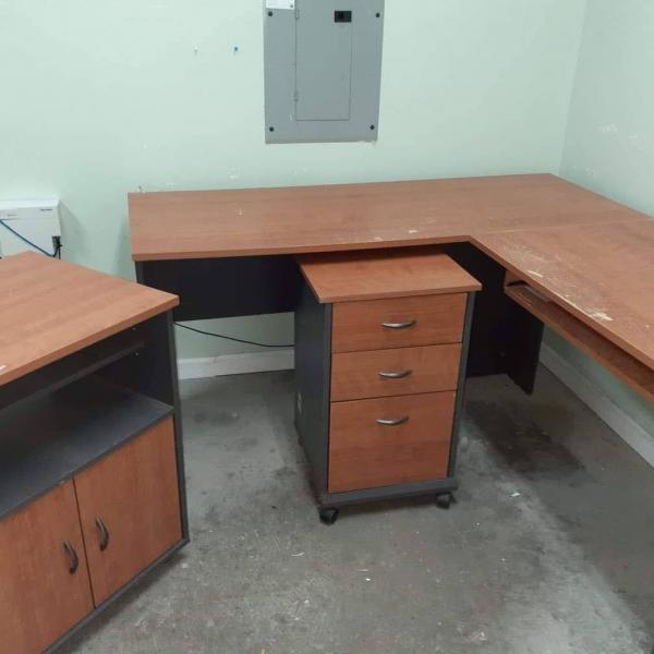 Photo of Office Desk Set 3 Piece