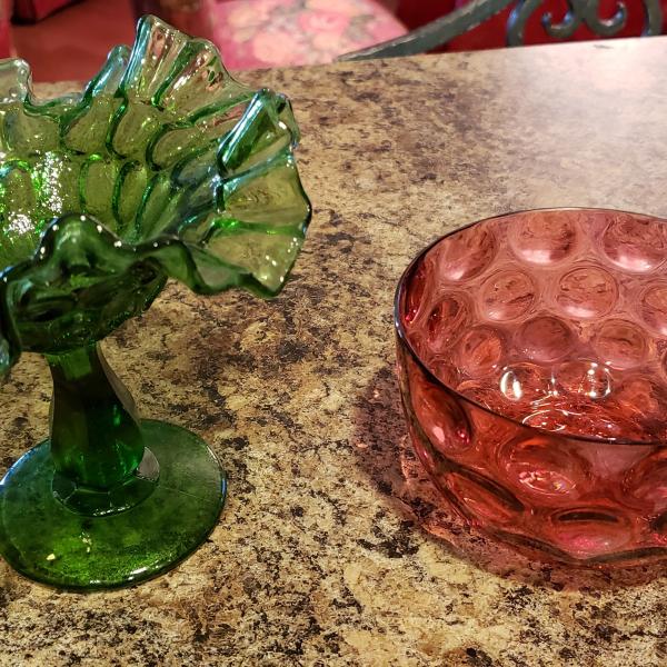 Photo of Vintage Glass  Bowl/Candy Dish