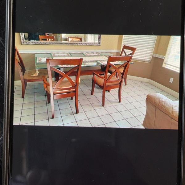 Photo of Dining table and chair