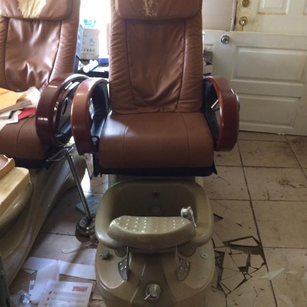 Photo of Pedicure chair.