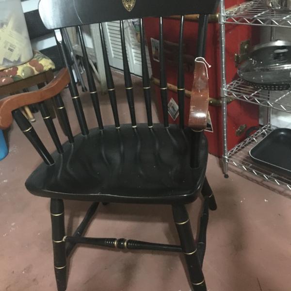 Photo of Heavy wood chair