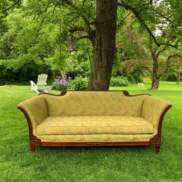 Photo of Antique Victorian settee 