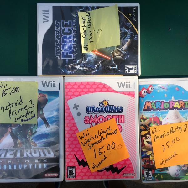Photo of Wii Games in original boxes 