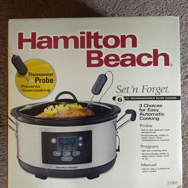 Photo of Hamilton Beach Set and Forget Slow Cooker Programmable