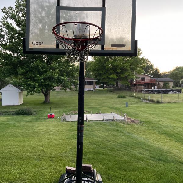 Photo of 10 ft basketball hoop 