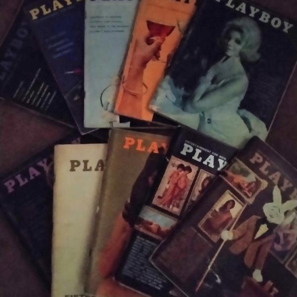 Photo of Collectible Vintage Playboy Magazines