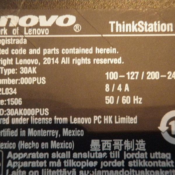 Photo of  F AST i7 Lenovo ThinkStation P300 - 