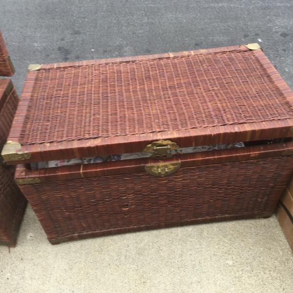 Photo of Wicker storage chest