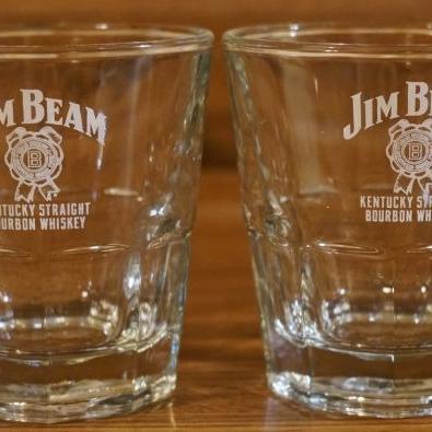 Photo of 2 Jim Beam Glasses