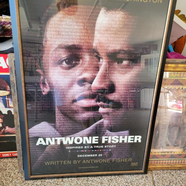 Photo of Antwone Fisher, signed 