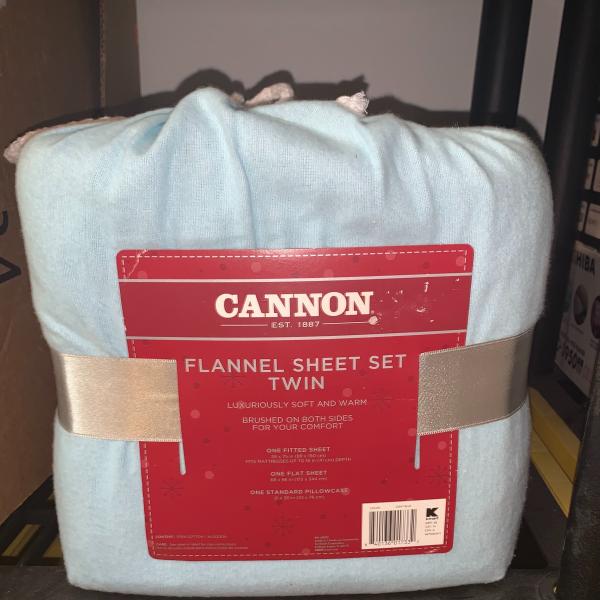 Photo of Cannon Flannel Sheet Set, Twin