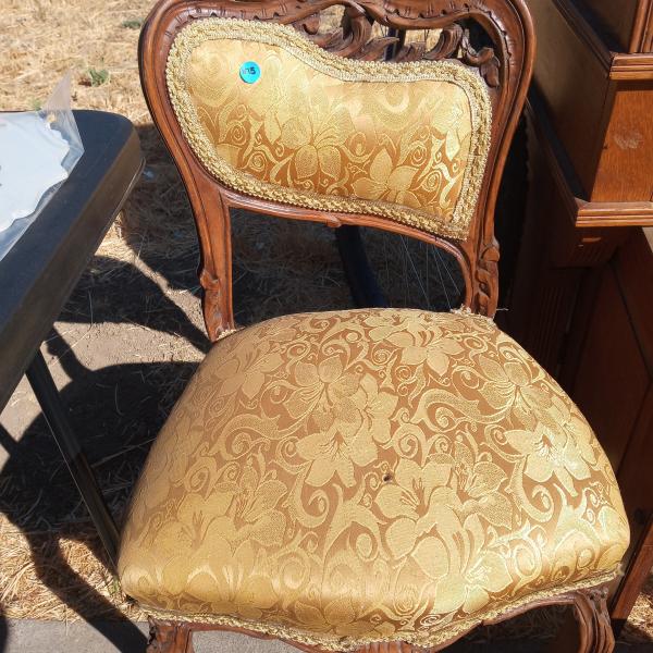 Photo of Antique vintage gold chair