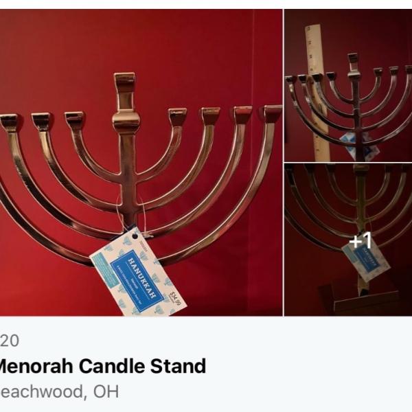 Photo of Menorah Candle Stand 