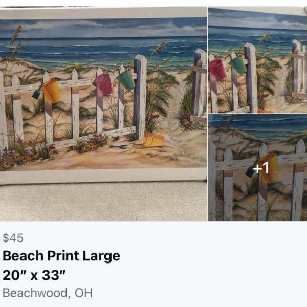 Photo of Beach Print 