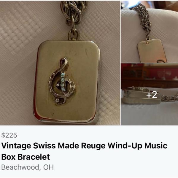 Photo of Swiss Reuge Music Box Bracelet 