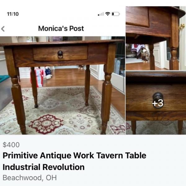 Photo of Primitive Table 