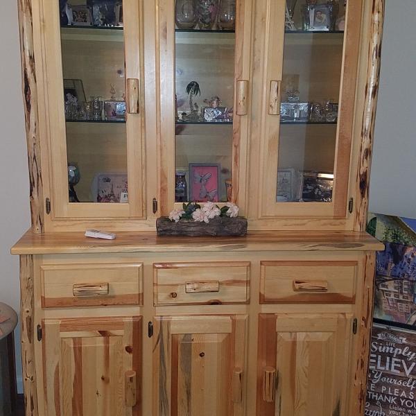 Photo of Reduced Price ! Solid Oak China Hutch Brand New Condition