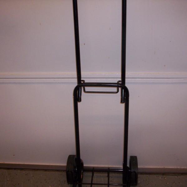 Photo of Folding Black Metal Luggage Carrier