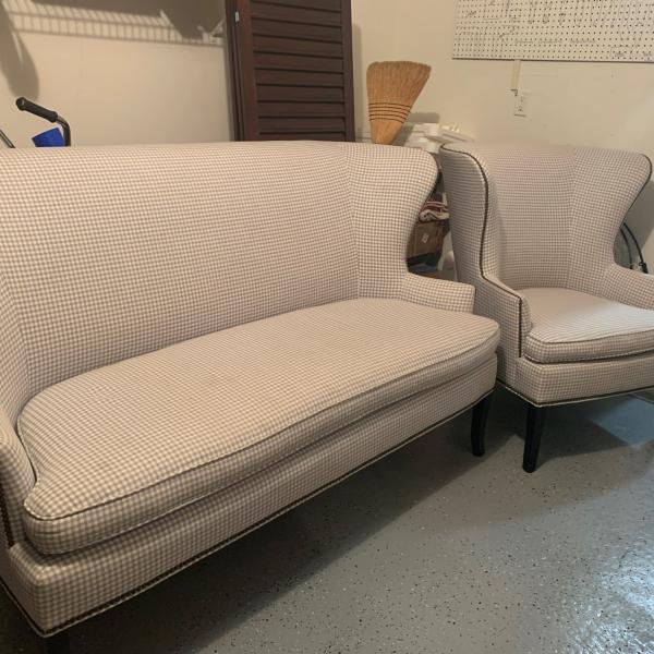 Photo of Loveseat and matching chair