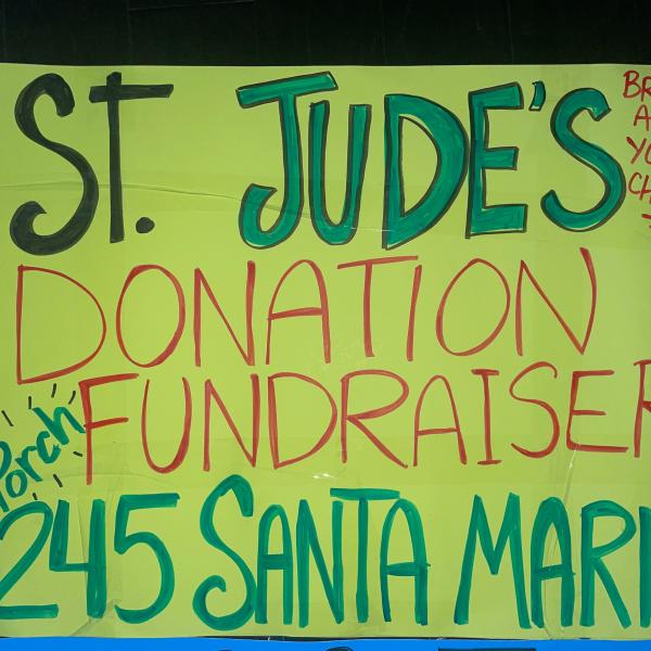 Photo of Donation sale for St. Jude’s children’s hospital 