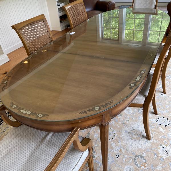 Photo of Antique Dining Room Table and Chairs