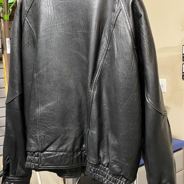 Photo of Men’s Black Leather Jacket
