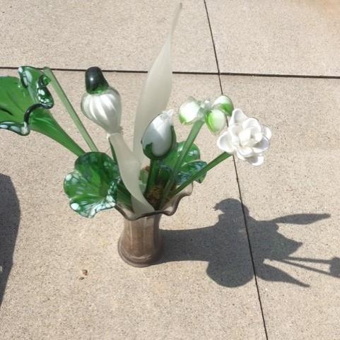 Photo of Glass flower arrangement