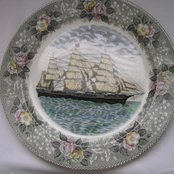 Photo of The Ship Great Republic Vintage Plate, The Clipper Ship 