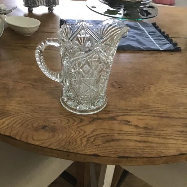 Photo of Antique Crystal pitcher