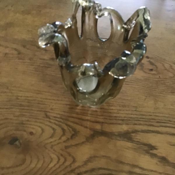 Photo of Knock-off Murano white crystal bowl