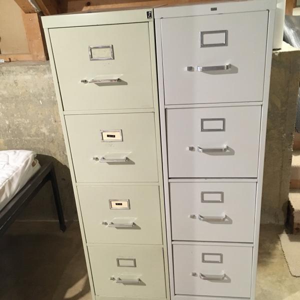 Photo of File Cabinets, 4 Drawer