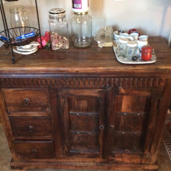 Photo of Solid wood cabinet