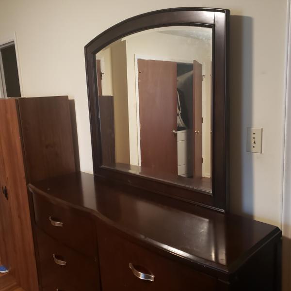 Photo of Dresser and mirror