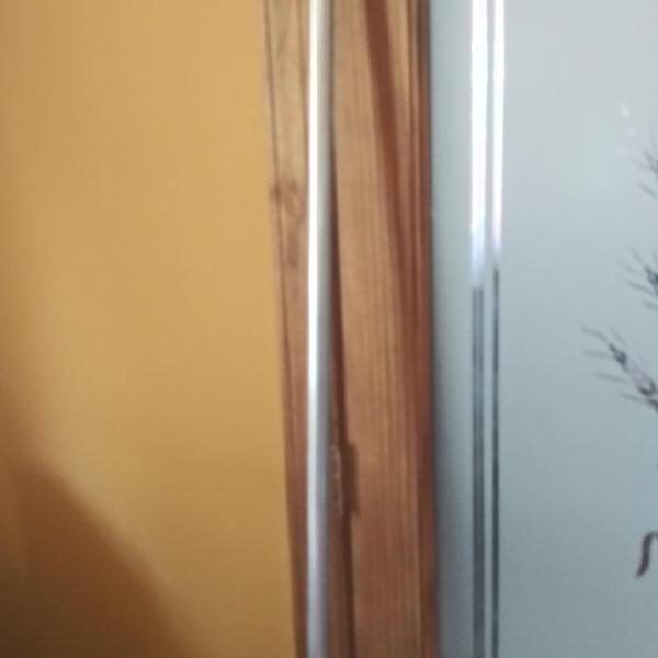 Photo of Flag Pole & Wooden Book Shelf