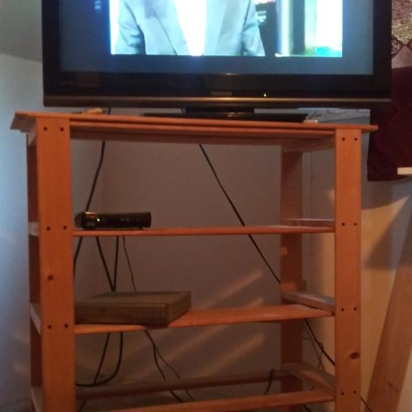 Photo of 37' Toshiba Flat Screen Tv and Wooden Stand