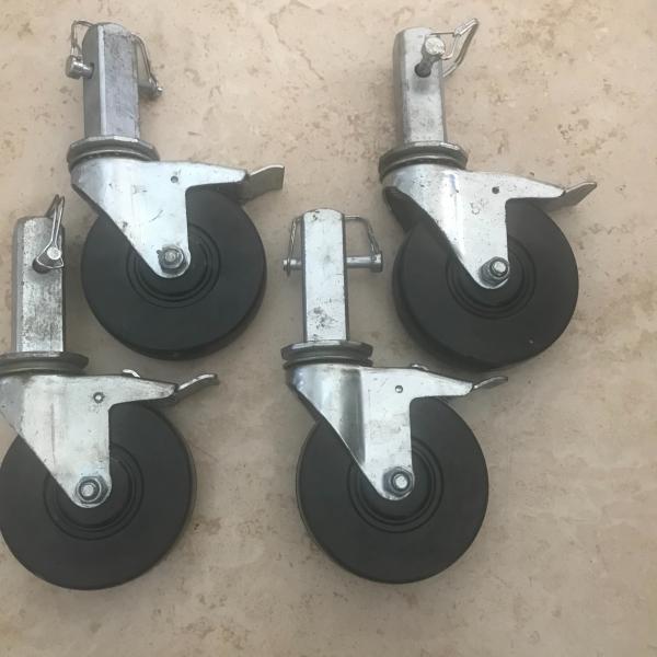 Photo of 4 x scaffold caster wheels