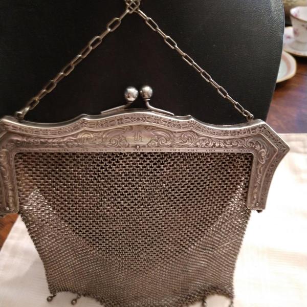 Photo of Antique Silver Mesh Handbag (collectors) item