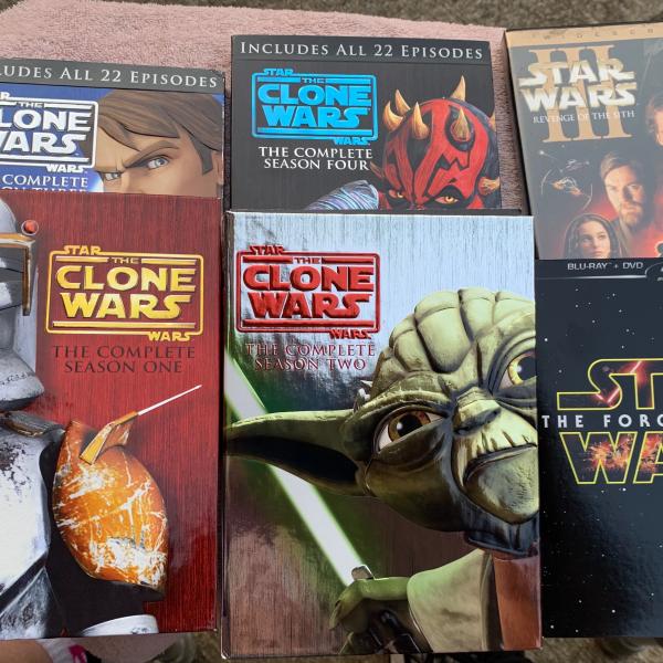 Photo of Star Wars Clone Wars dvd lot