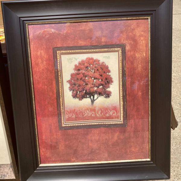 Photo of Rust and Ebony Tree Framed Art