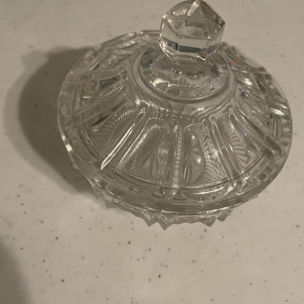 Photo of Small glass dish with lid. PPU and Cash or Venmo 