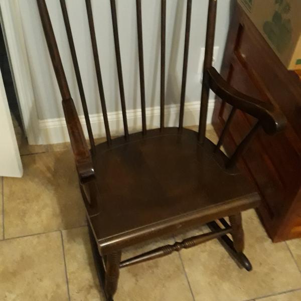 Photo of antique rocking chair