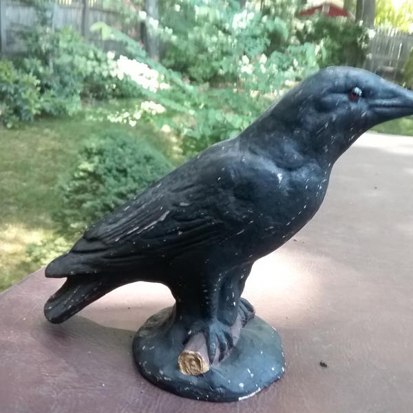 Photo of Paper mache black crow
