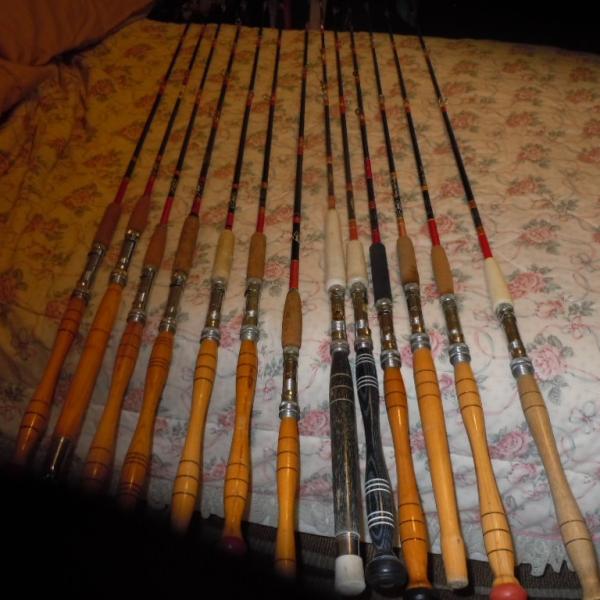 Photo of VINTAGE FISHING RODS