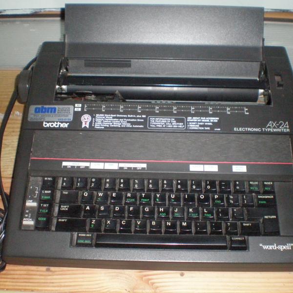 Photo of Brother AX-24 typewriter