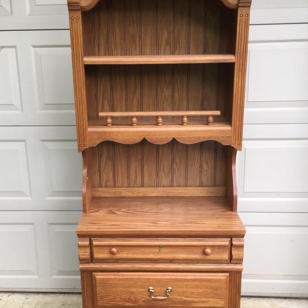 Photo of Dresser with bookcase hutch